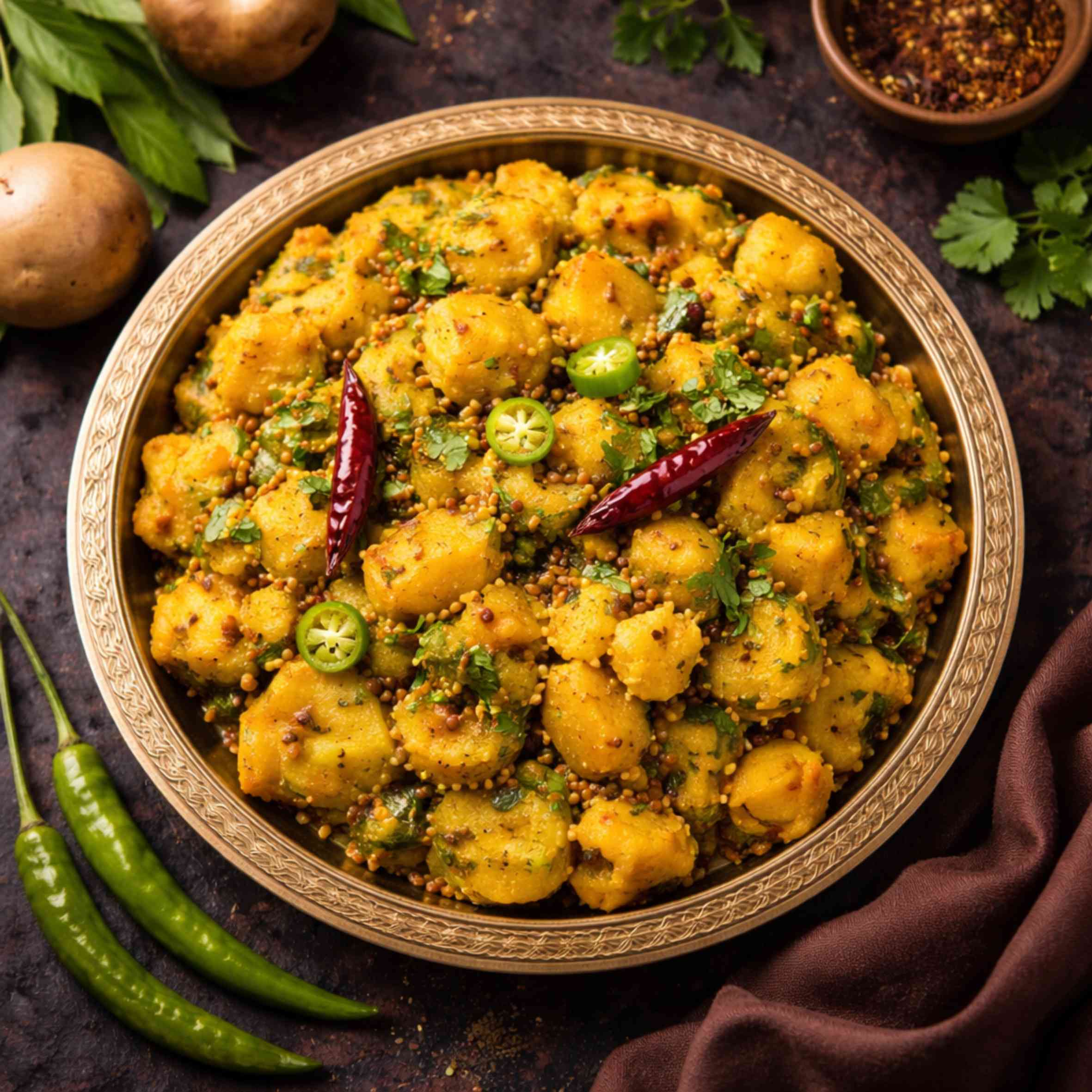 Aloor Chorchori (Potato mish-mash)