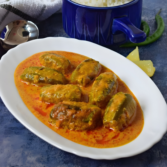 Dudh Patol (Milky Pointed gourd stew)