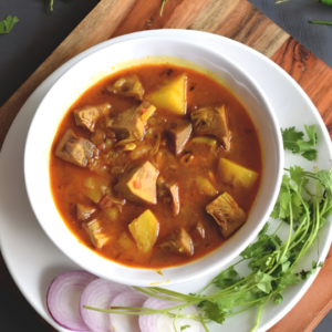 Echor er Dalna (Green Jack fruit Curry)