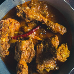 Chicken Kosha (Chicken thick Spicy gravy)